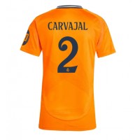 Camisa de time de futebol Real Madrid Daniel Carvajal #2 Replicas 2º Equipamento Feminina 2024-25 Manga Curta